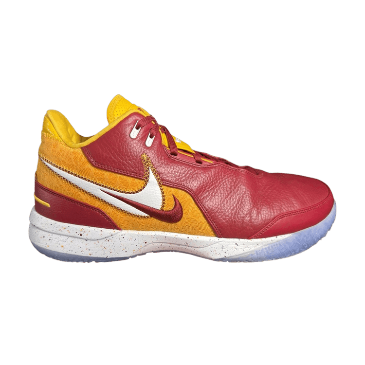 Nike Zoom LeBron NXXT Gen AMPD 'USC Away' PE — Team Crimson/White/University Gold
