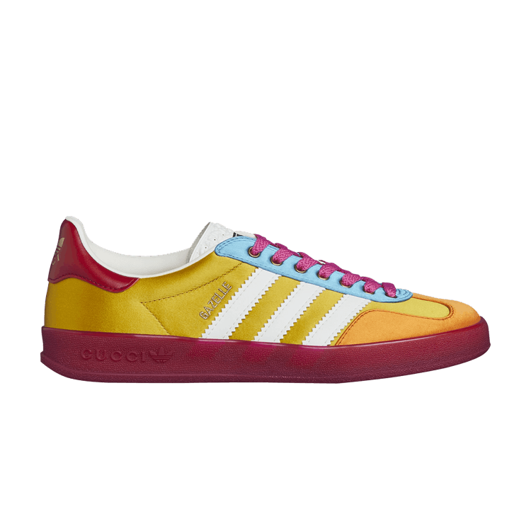 Gucci x adidas Wmns Gazelle 'Yellow White Red' — Yellow/White/Red