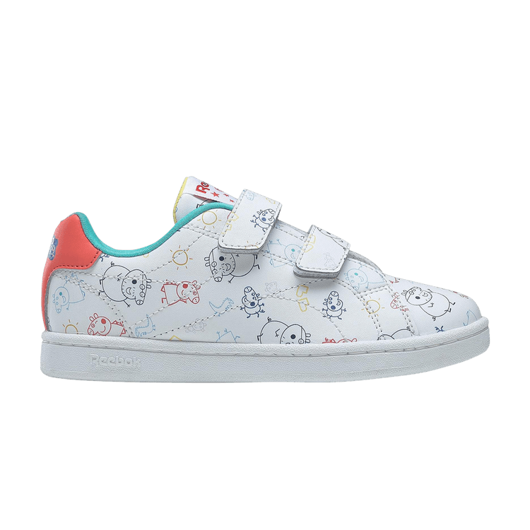 Peppa Pig x Reebok Royal Complete Little Kid 'Family Pigs' — Footwear White/Essential Blue/Electric Crimson