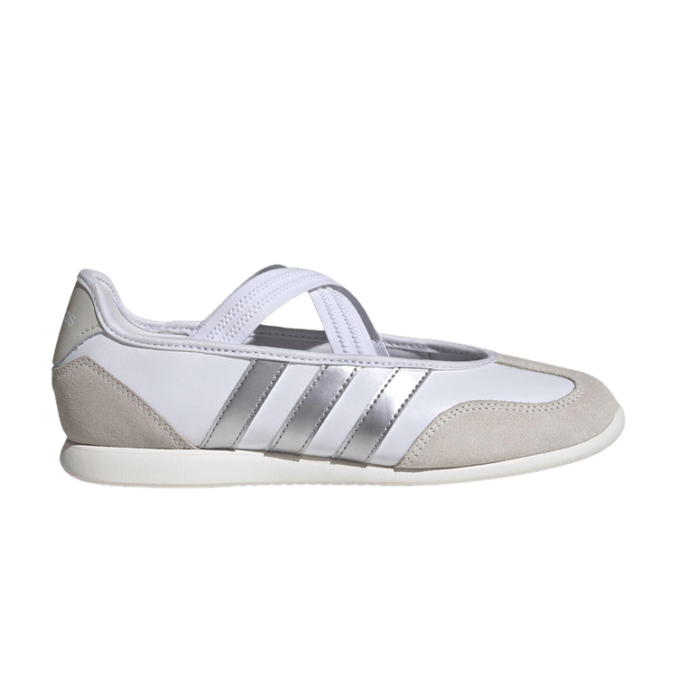 adidas Wmns Barreda Mary Jane 'Cloud White Silver Metallic Off White' — Cloud White/Silver Metallic/Off White