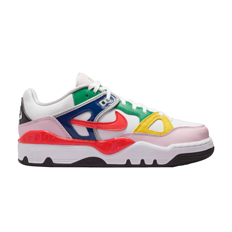 Nigo x Nike Air Force 3 Low SP 'OGIN - White Multi-Color' Otsumo Plaza Japan Exclusive — White/University Red/Tour Yellow/Pink Foam/Blue Void/Lucky Green