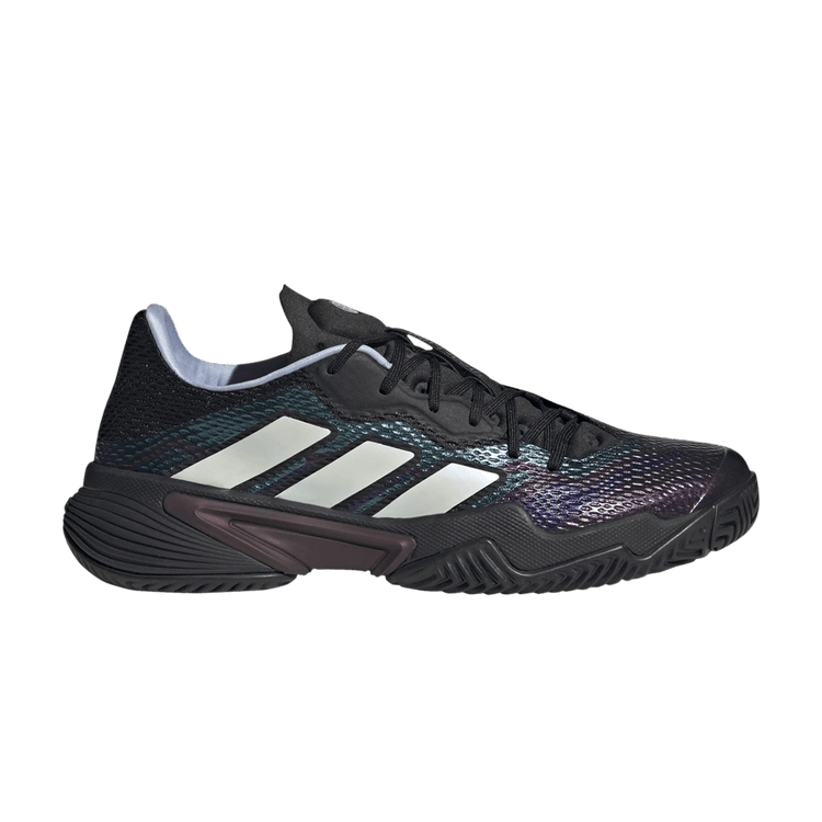 adidas Barricade 'Black Oil Spill' — Core Black/Cloud White/Blue Dawn