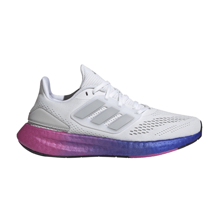 Adidas Wmns PureBoost 22 'White Lucid Fuchsia' — Cloud White/Grey Two/Lucid Fuchsia