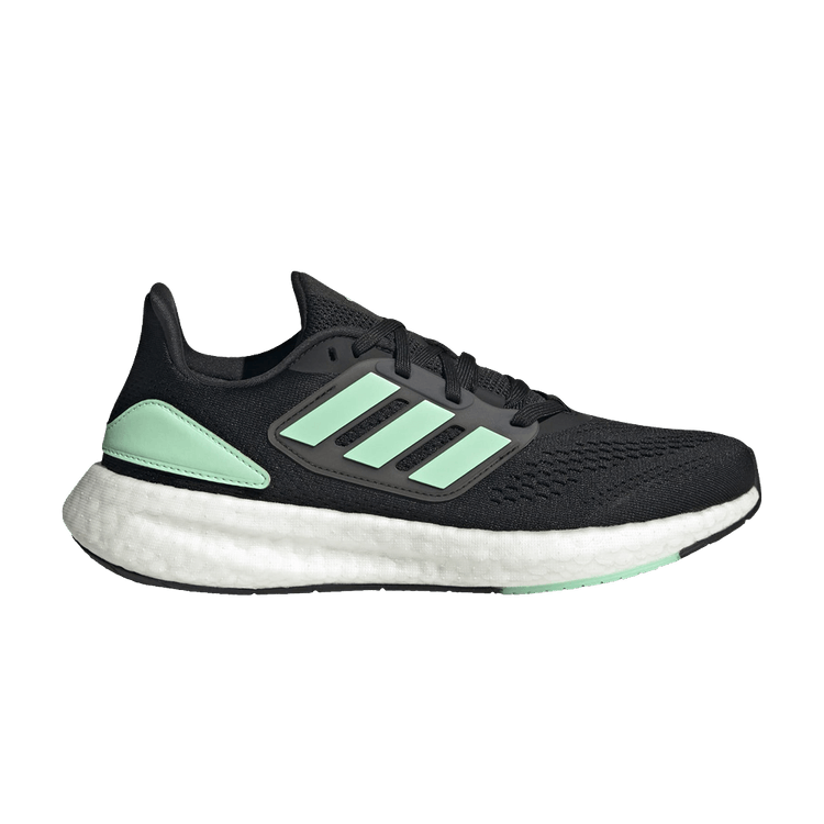 Adidas Wmns PureBoost 22 'Black Pulse Mint' — Core Black/Pulse Mint/Cloud White