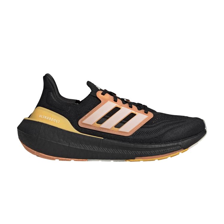 adidas UltraBoost Light 'Black Screaming Orange' — Core Black/White Tint/Screaming Orange