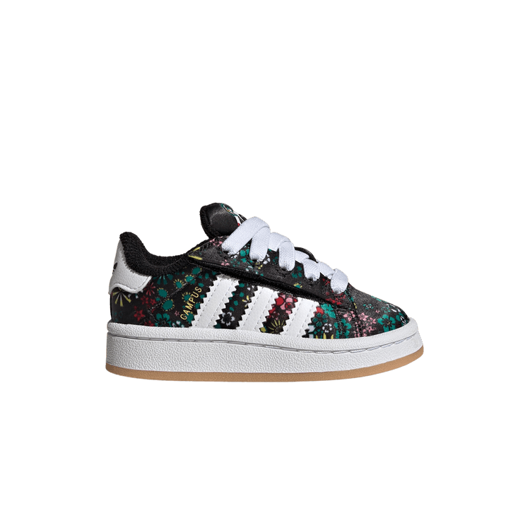 Liberty London x adidas Campus 00s Toddler 'Core Black Cloud White' — Core Black / Cloud White / Gold Metallic