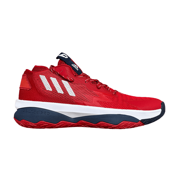 Adidas Dame 8 'Team USA' — Team Red/Navy Blue/Cloud White
