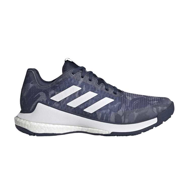 Adidas Wmns Crazyflight 'Team Navy Camo' — Team Navy Blue/Cloud White/Cloud White