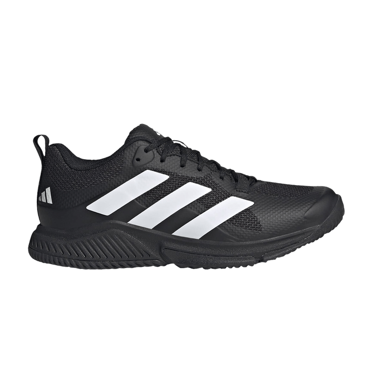 Adidas Wmns Court Team Bounce 2.0 'Black White' — Core Black/Core Black/Grey Six