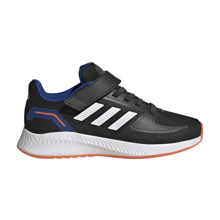 Adidas Runfalcon 2.0 Little Kid 'Carbon Blue Orange' — Carbon/Cloud White/Impact Orange