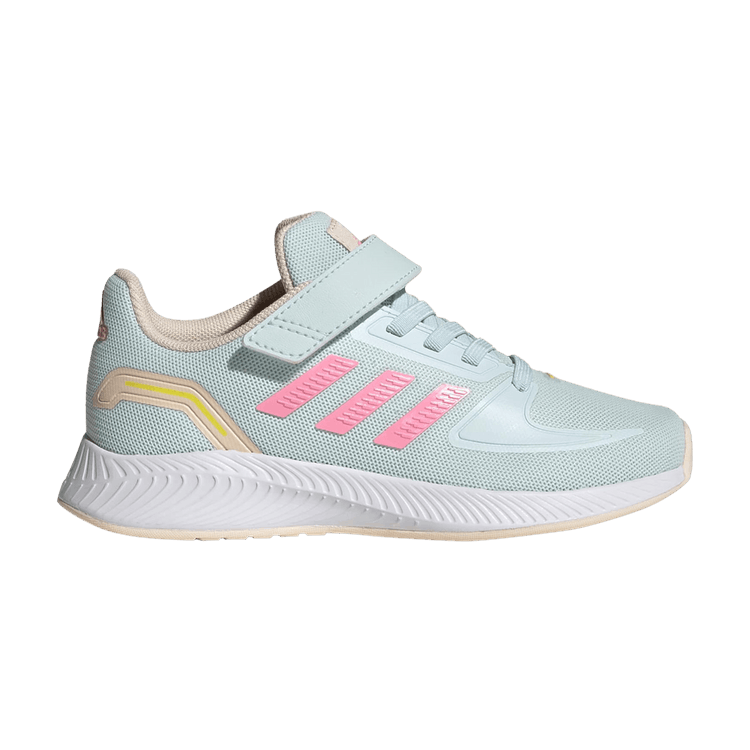 Adidas Runfalcon 2.0 Little Kid 'Almost Blue Beam Pink' — Almost Blue/Beam Pink/Bliss Orange