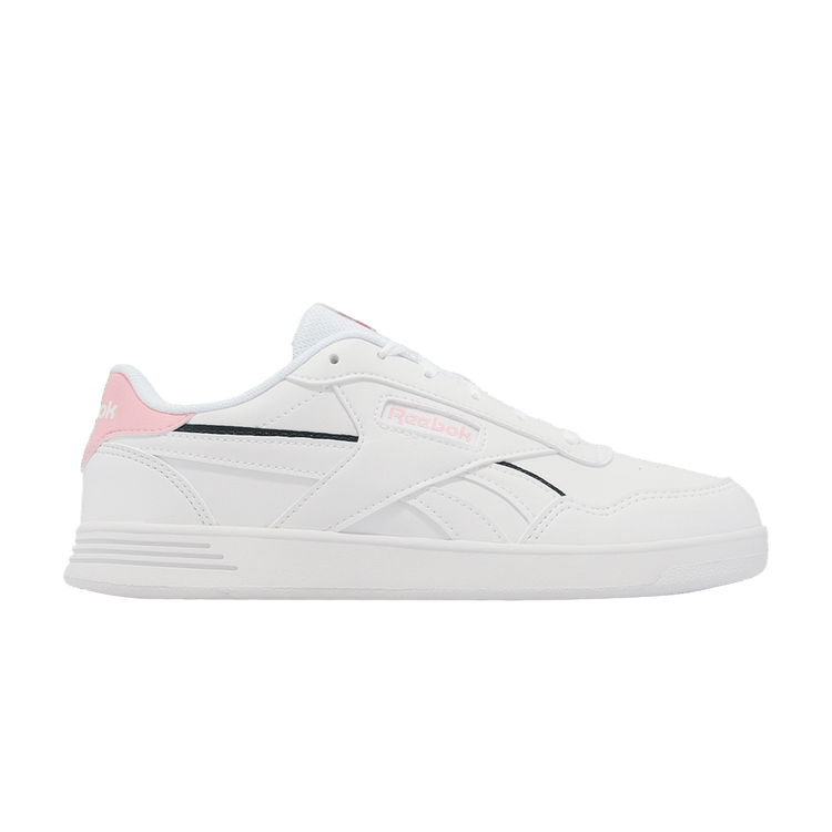 Reebok Wmns Court Advance Vegan 'White Pink Glow' — Cloud White/Pink Glow/Forest Green