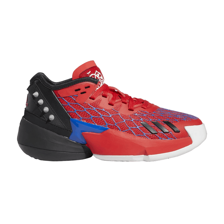 Marvel x adidas D.O.N. Issue #4 Big Kid 'Spider-Man' — Blue/Vivid Red/Core Black