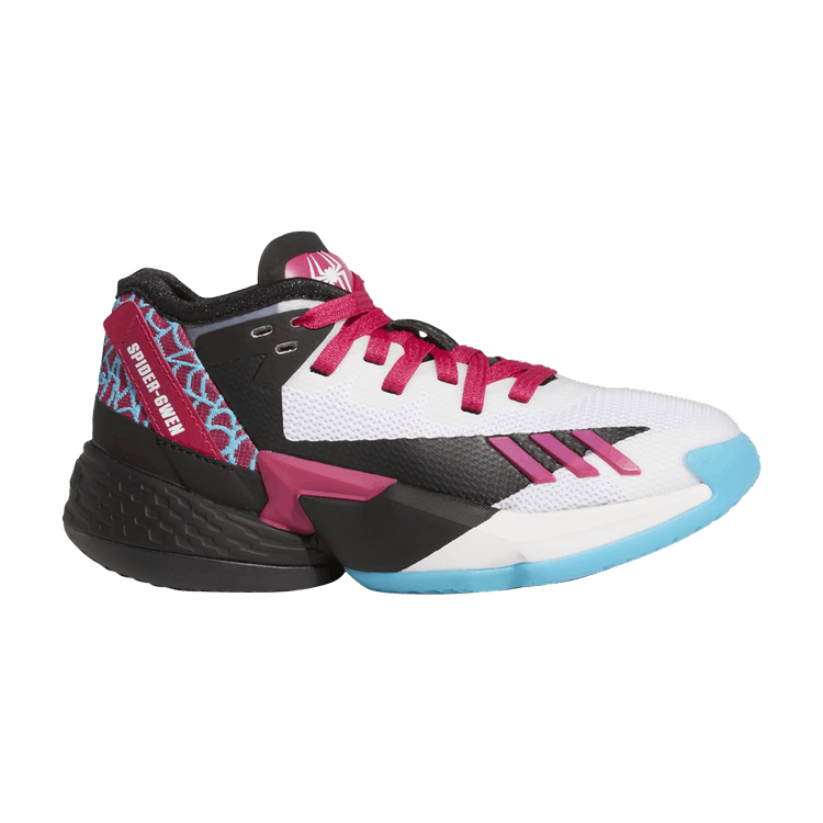Marvel x adidas D.O.N. Issue #4 Little Kid 'Spider-Man: Spider-Gwen' — Team Shock Pink/Core Black/Cloud White