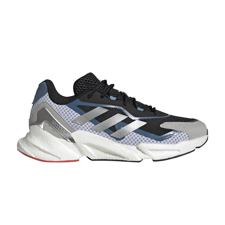 Adidas X9000L4 'Black Silver Blue' — Core Black/Silver Metallic/Altered Blue