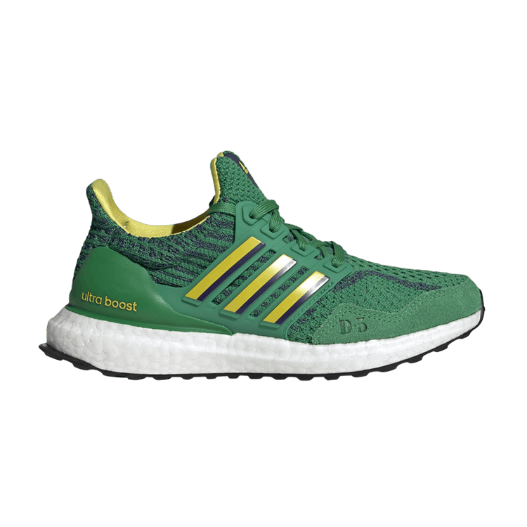 Disney x adidas UltraBoost 5.0 DNA J 'The Mighty Ducks - District 5' — Team Green/Impact Yellow/Team College Purple
