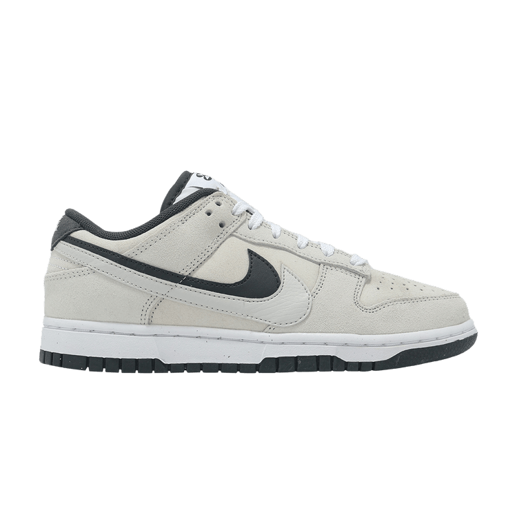Nike Wmns Dunk Low SE 'Double Swoosh - Photon Dust' — White/Photon Dust/White/Metallic Silver/Anthracite