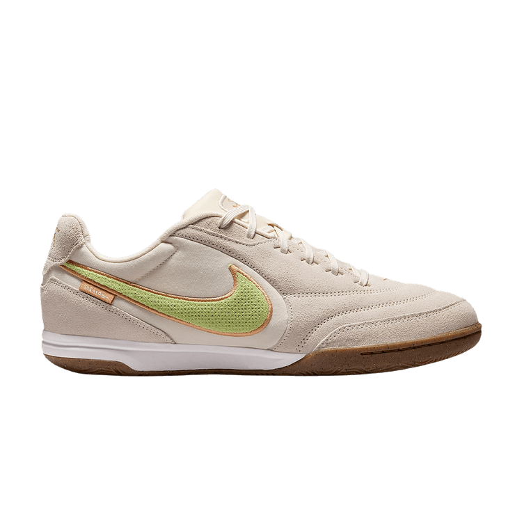 Nike Tiempo Streetgato Premium IC Low 'Chalk' — Chalk/Moon Particle/Lemon Venom