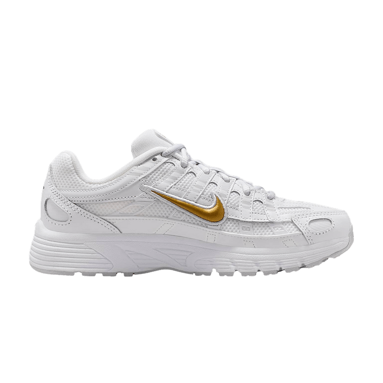 Nike P-6000 GS 'White Metallic Gold' — White/Pure Platinum/Metallic Gold
