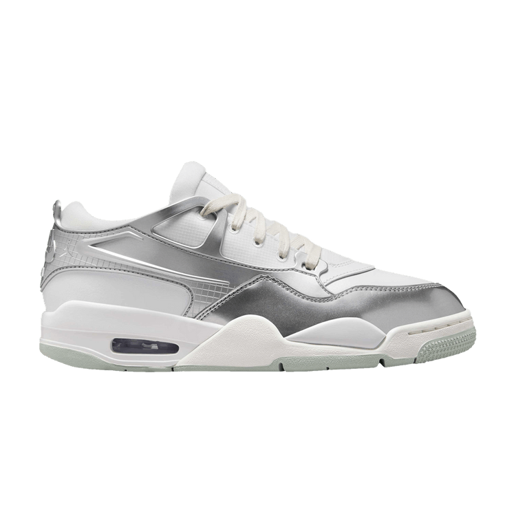 Wmns Air Jordan 4 RM 'Chrome' — White/Summit White/Light Silver/Metallic Silver