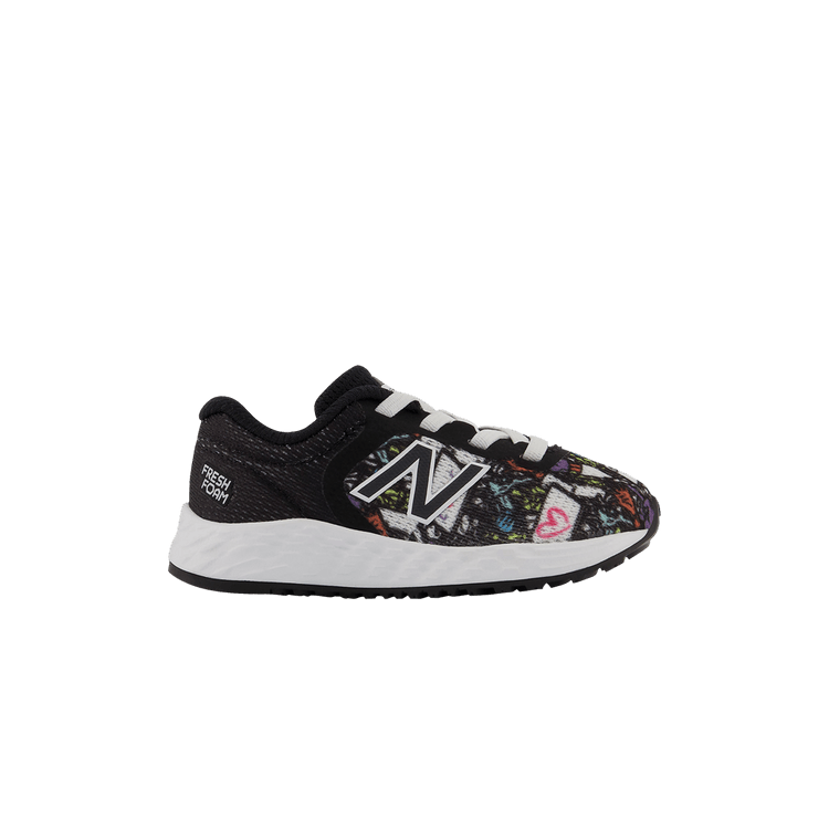 New Balance Fresh Foam Arishi v2 Bungee Toddler 'Black White' — Black/White