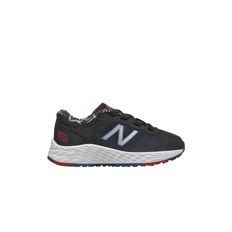 New Balance Arishi v2 Toddler Wide 'Black Oxygen Blue' — Black/Oxygen Blue/Team Red