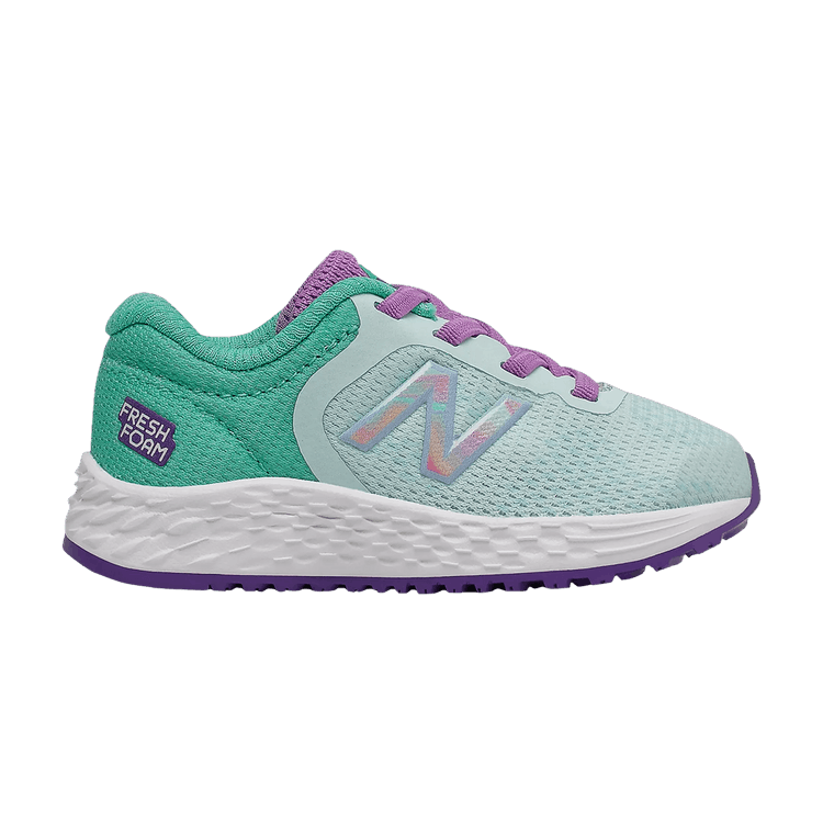 New Balance Arishi v2 Toddler 'Pale Blue Chill Jade' — Rain Cloud/Blue Chill/Sporty Pink/Light Mango