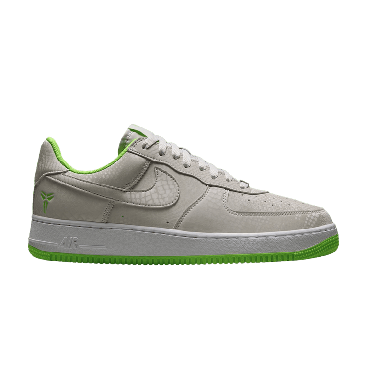 Kobe x Nike Air Force 1 Low 'Electric Green' — Vast Grey/Electric Green-White