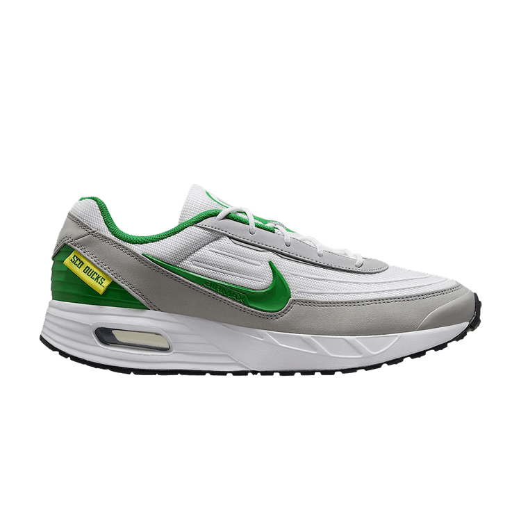 NCAA x Nike Air Max Verse 'Oregon' — White/Light Smoke Grey/Apple Green