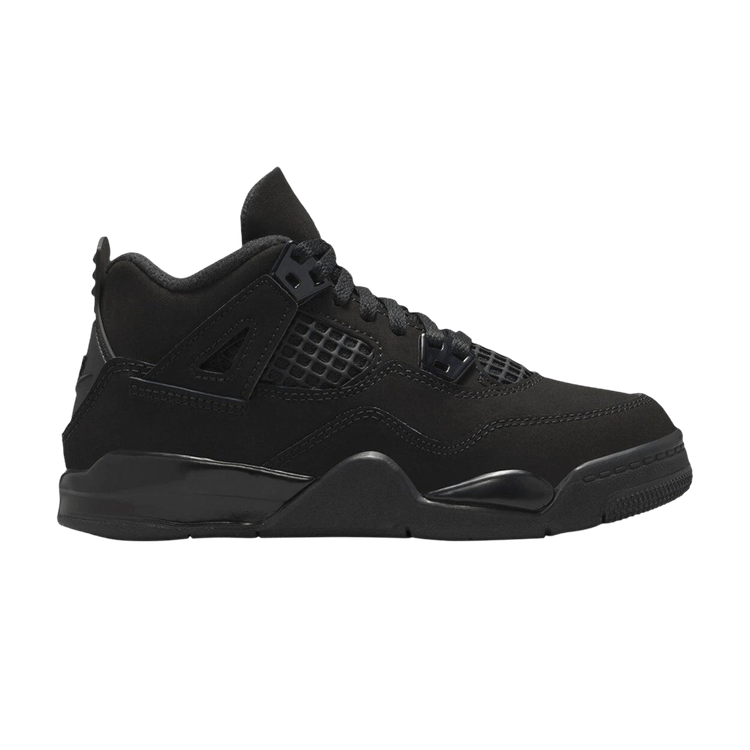 Air Jordan 4 Retro PS 'Black Cat' 2025 — Black/Light Graphite/Black