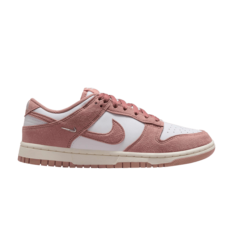 Nike Wmns Dunk Low 'Rose Whisper Mini Swoosh' — Summit White/Rose Whisper/Sail/Metallic Gold
