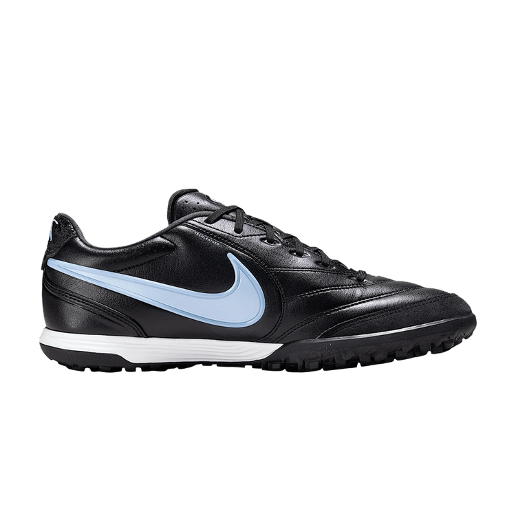 Nike Tiempo Ligera Pro TF Low 'Black Ice Blue' — Black/Ice Blue/Obsidian
