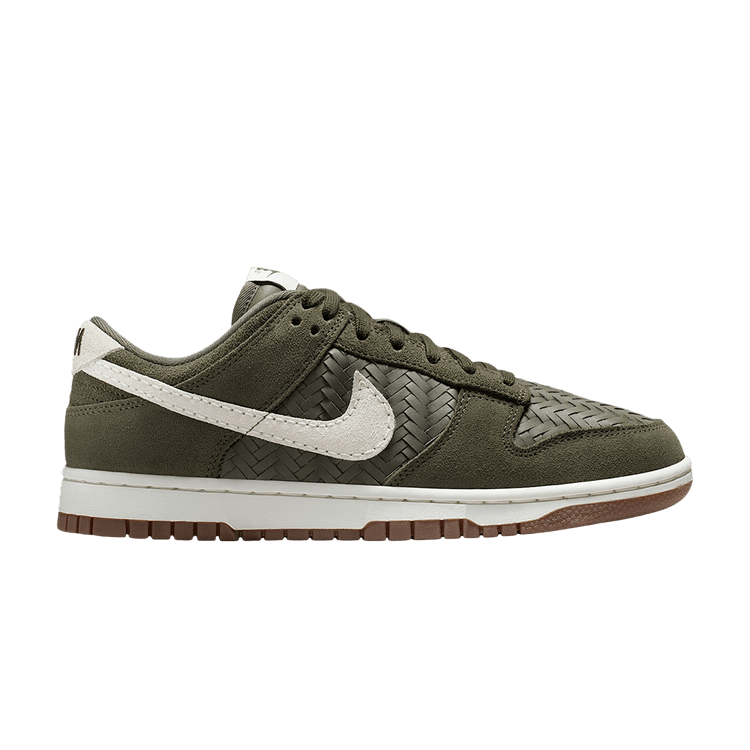 Nike Wmns Dunk Low Premium SE 'Medium Olive' — Medium Olive/Gum Dark Brown/Medium Olive/Sail