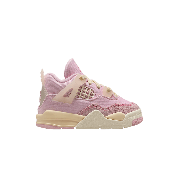 Air Jordan 4 Retro TD 'Iced Carmine' — Pearl Pink/Coconut Milk/Muslin/Iced Carmine