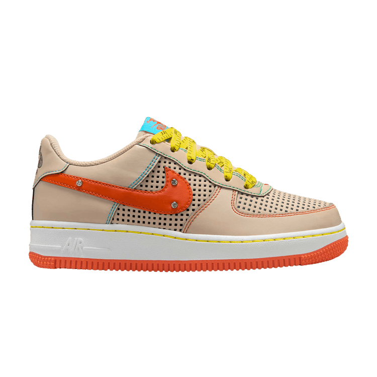 Nike Air Force 1 Low GS 'D.I.Y. Diorama' — Sanddrift/Safety Orange/Phantom