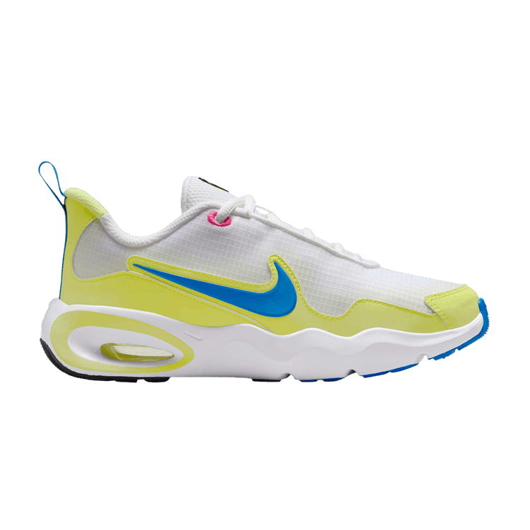 Nike Air Max Nova GS 'Light Lemon Photo Blue' — White/Light Lemon Twist/Black/Photo Blue