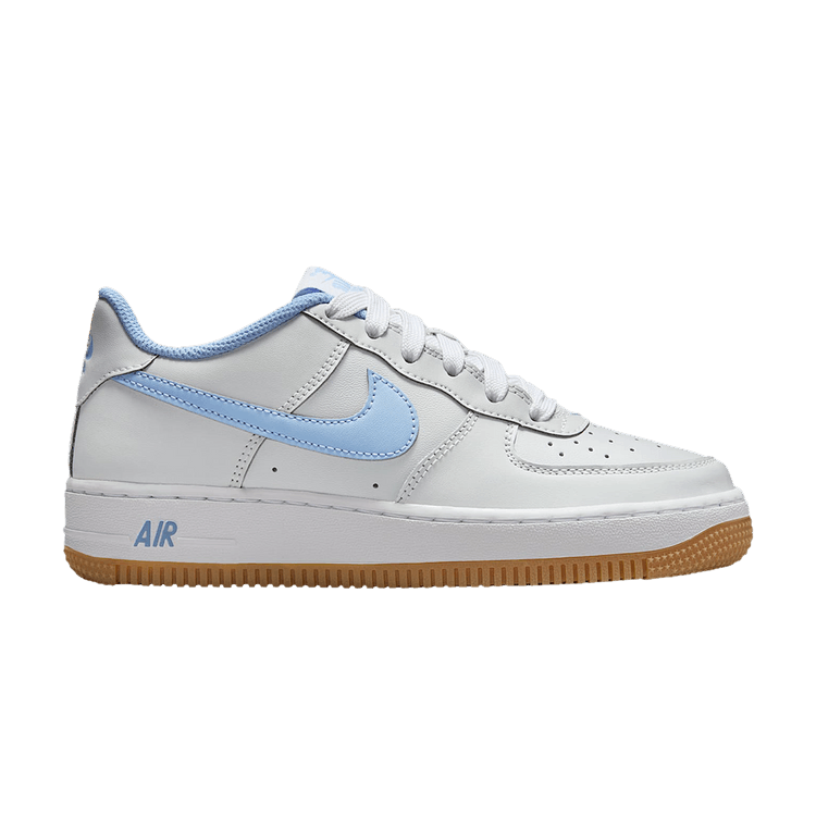 Nike Air Force 1 LV8 GS 'Psychic Blue' — Photon Dust/White/Gum Medium Brown/Psychic Blue