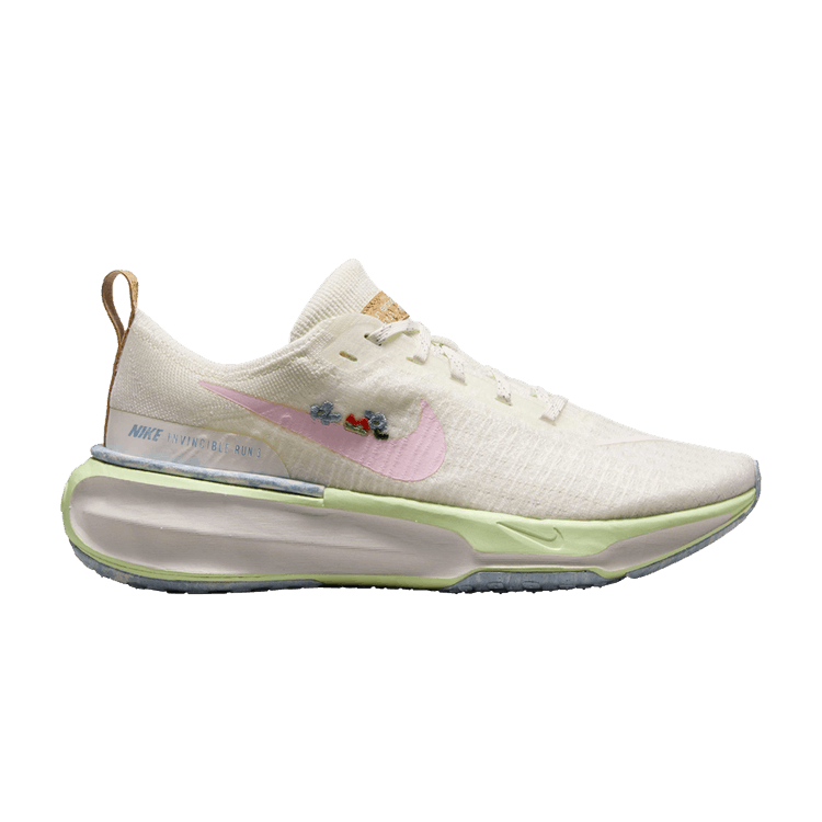 Nike Wmns ZoomX Invincible Run Flyknit 3 'Mushroom' — Sail/Sail/Football Grey/Pink Foam