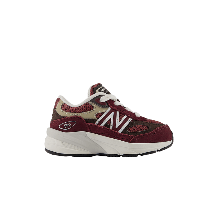 Teddy Santis x New Balance 990v6 Toddler 'Burgundy Tan' — Burgundy/Black Coffee