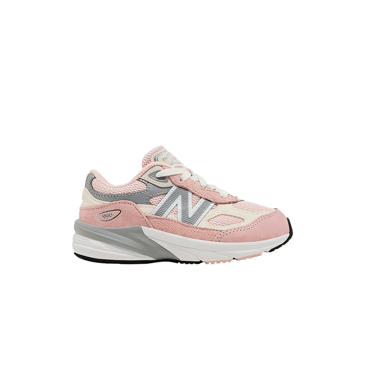 New Balance 990v6 Toddler Wide 'Pink Haze' — Pink Haze/White