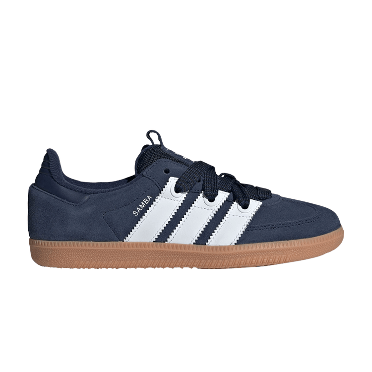 adidas Wmns Samba OG 'Thick Stripes - Night Indigo Gum' — Night Indigo/Cloud White/Core Black
