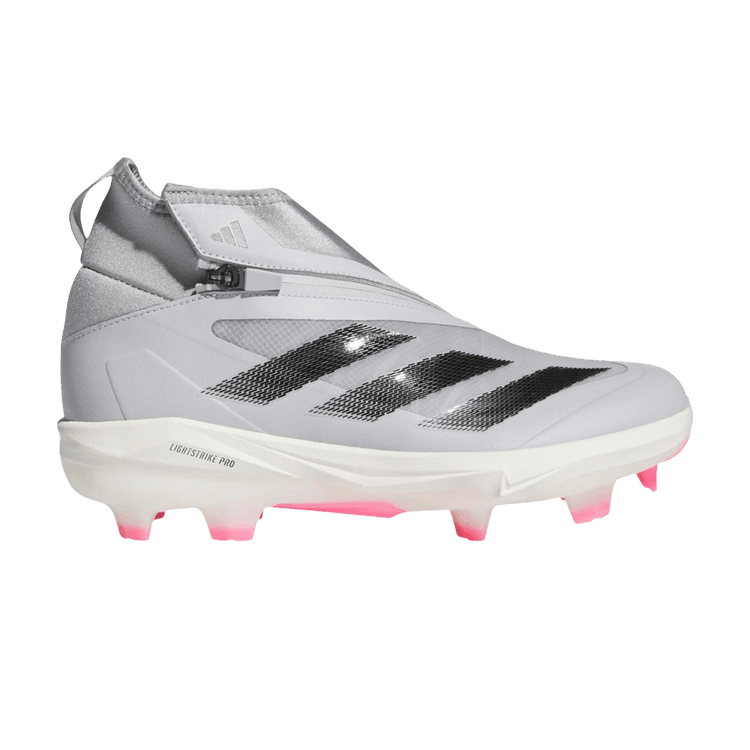 Adidas Adizero Impact+ TPU 'White Black Pink' — Team Mid Grey/Core Black/Team Light Grey