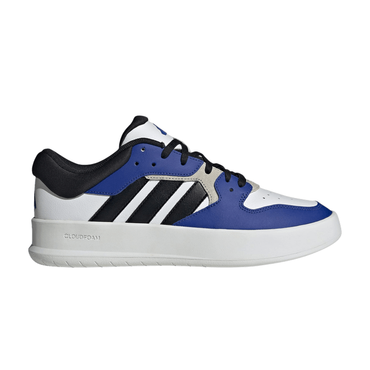 adidas Court 24 'White Black Semi Lucid Blue' — Cloud White/Core Black/Semi Lucid Blue