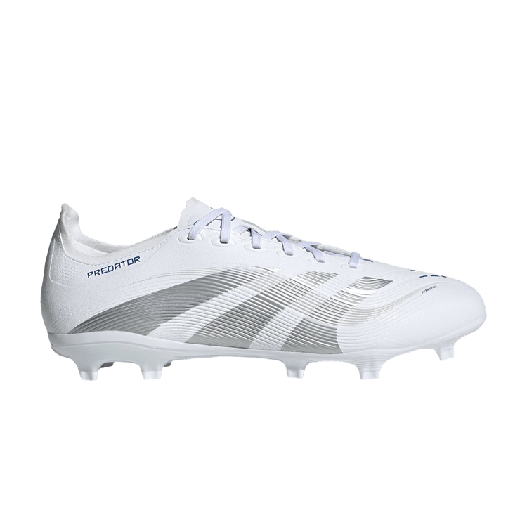 adidas Predator 24 League FG MG 'Polar Victory Pack' — Cloud White/Silver Metallic/Bright Royal