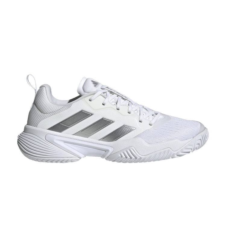 Adidas Wmns Barricade 'White Silver Metallic' — Cloud White/Silver Metallic/Grey One