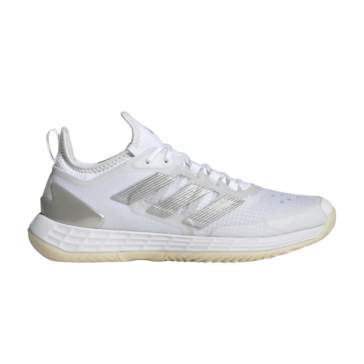 Adidas Wmns Adizero Ubersonic 4.1 'White Silver Metallic' — Cloud White/Silver Metallic/Grey One