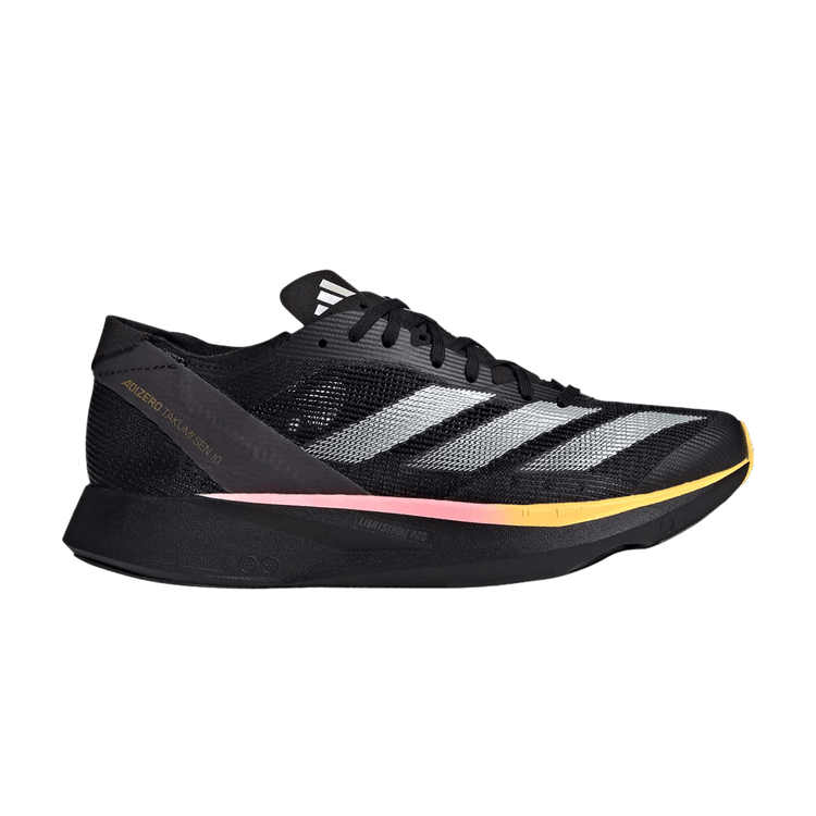 Adidas Wmns Adizero Takumi Sen 10 'Black Zero Metallic Spark' — Core Black/Zero Metallic/Spark