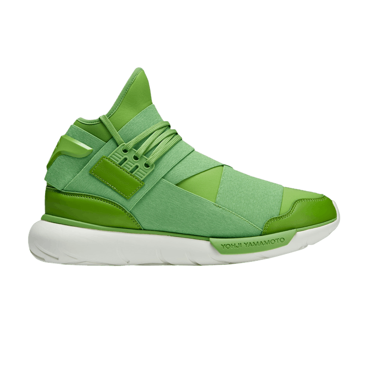 adidas Y-3 Qasa High 'Team Rave Green' — Team Rave Green/Team Rave Green/Team Rave Green