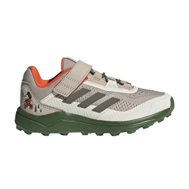 Disney x adidas Terrex Agravic Flow K 'Mickey Mouse - Wonder Beige' — Wonder Beige/Olive Strata/Semi Impact Orange