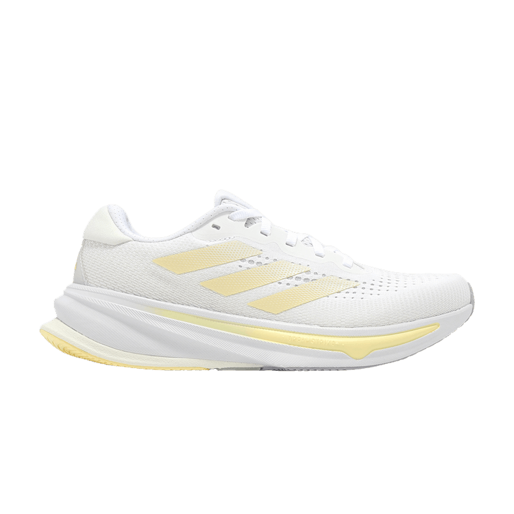 Adidas Wmns Supernova Rise 'White Almost Yellow' — Cloud White/Zero Metallic/Almost Yellow